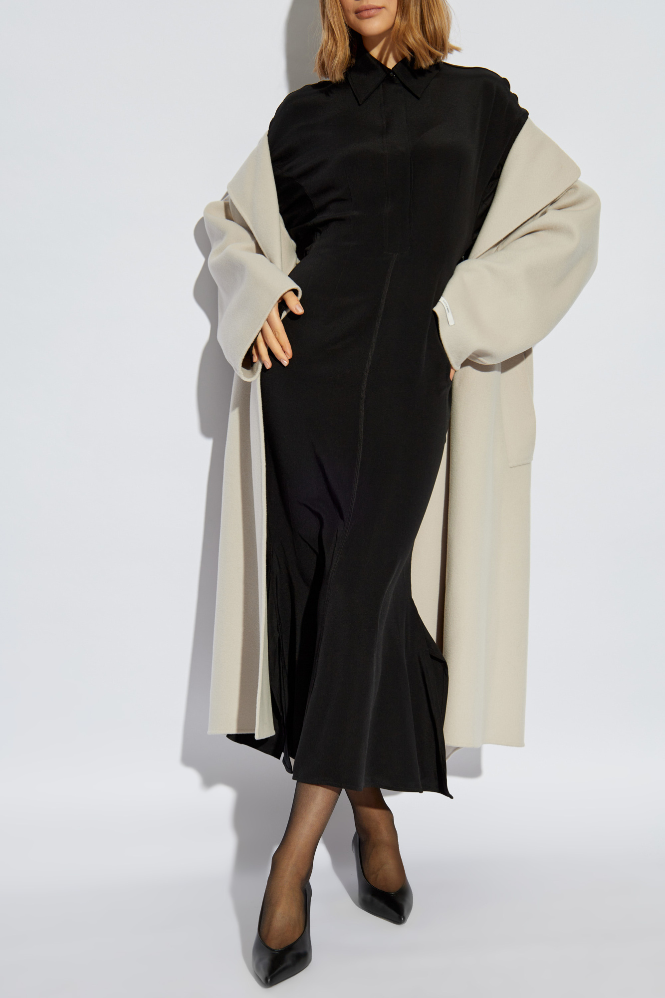 コート SPORTMAX Women Coats 2512011021600 FIORE 014 Beige Grey Coat Fiore Sportmax - Vitkac Italy